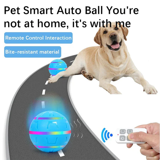 Remote Control Dog Toy Ball – Intelligent, Flash & Rechargeable Pet Toy