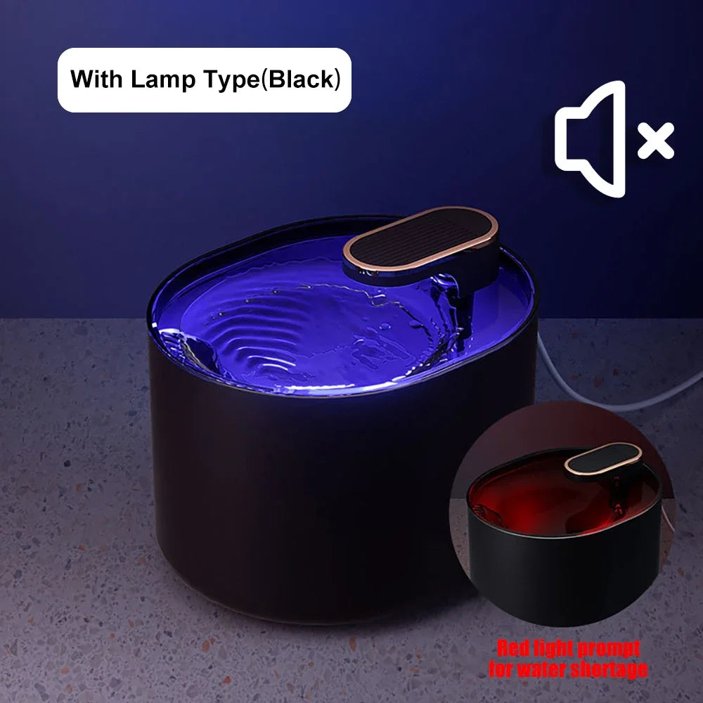 3L Automatic Cat Water Fountain with LED – Ultra Silent Pet Dispenser