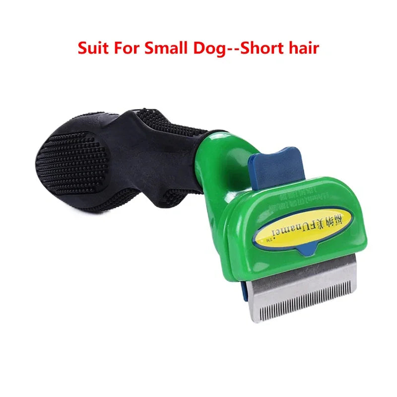 Cat & Dog Grooming Brush – Hair Shedding, Massage & Cleaning Comb
