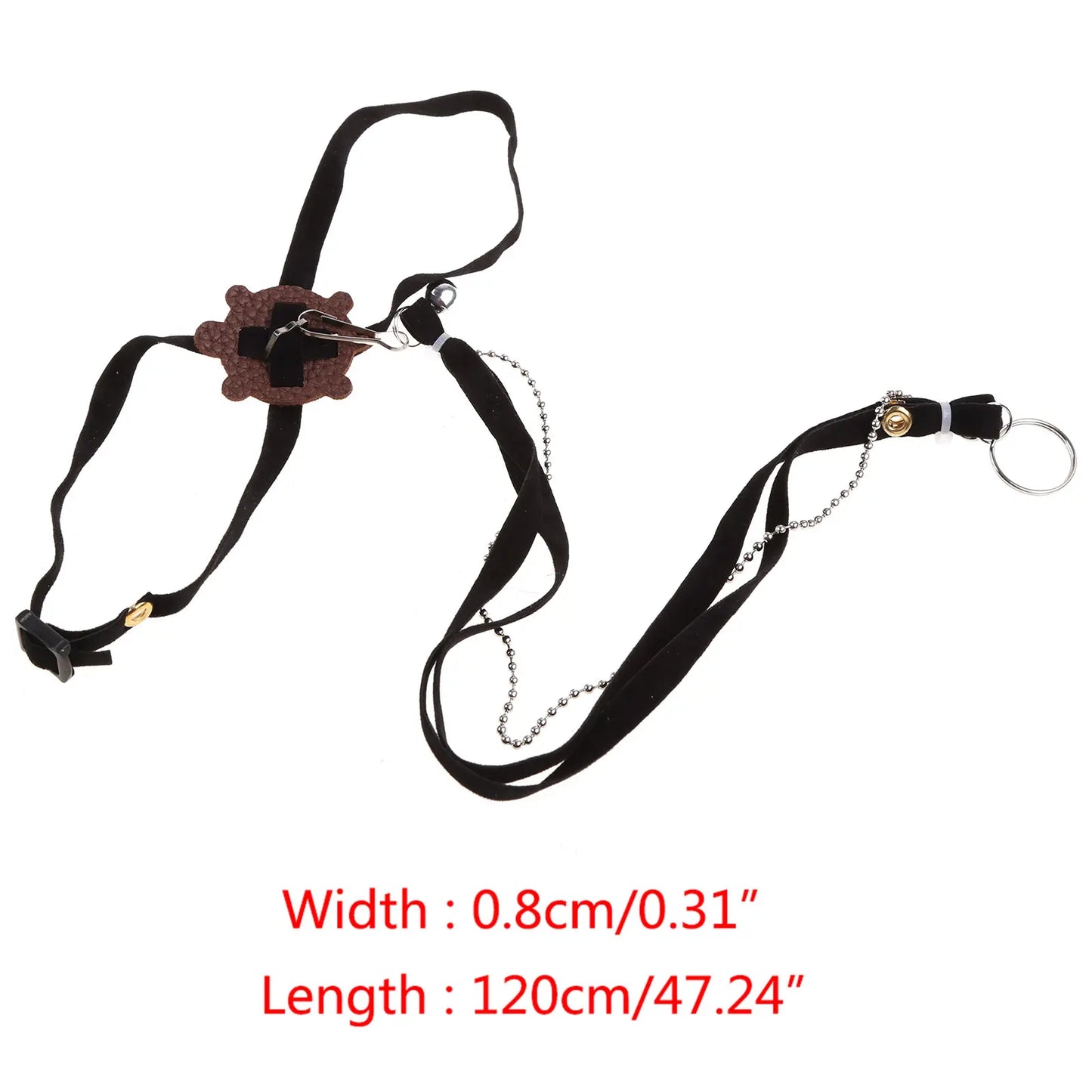 Reptile Pet Harness & Leash – Adjustable Soft Strap for Turtles & Lizards