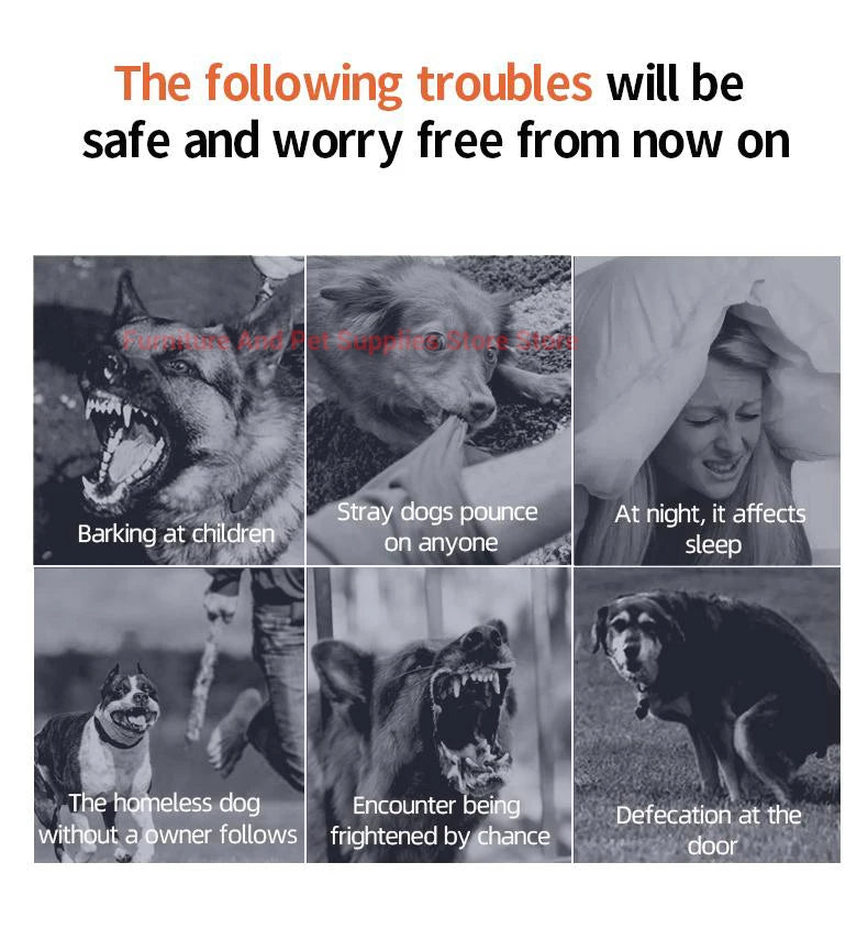 Rechargeable Ultrasonic Anti-Bark Device – Dog Training & Deterrent with LED Light