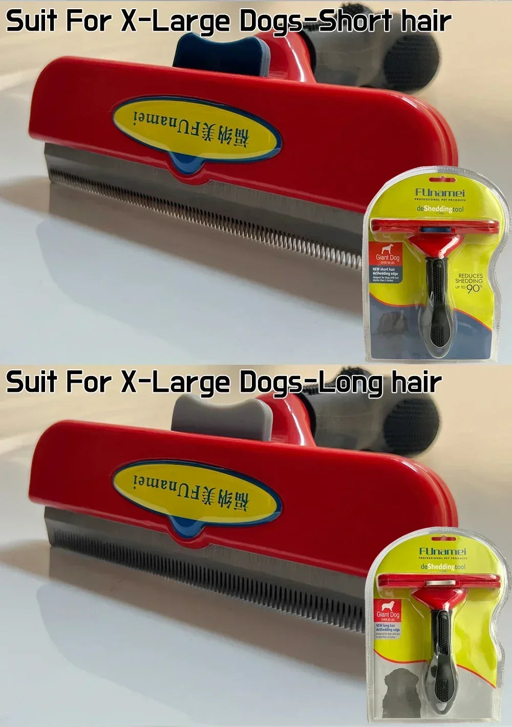 Cat & Dog Hair Removal Comb – Pet Grooming & Massage Brush