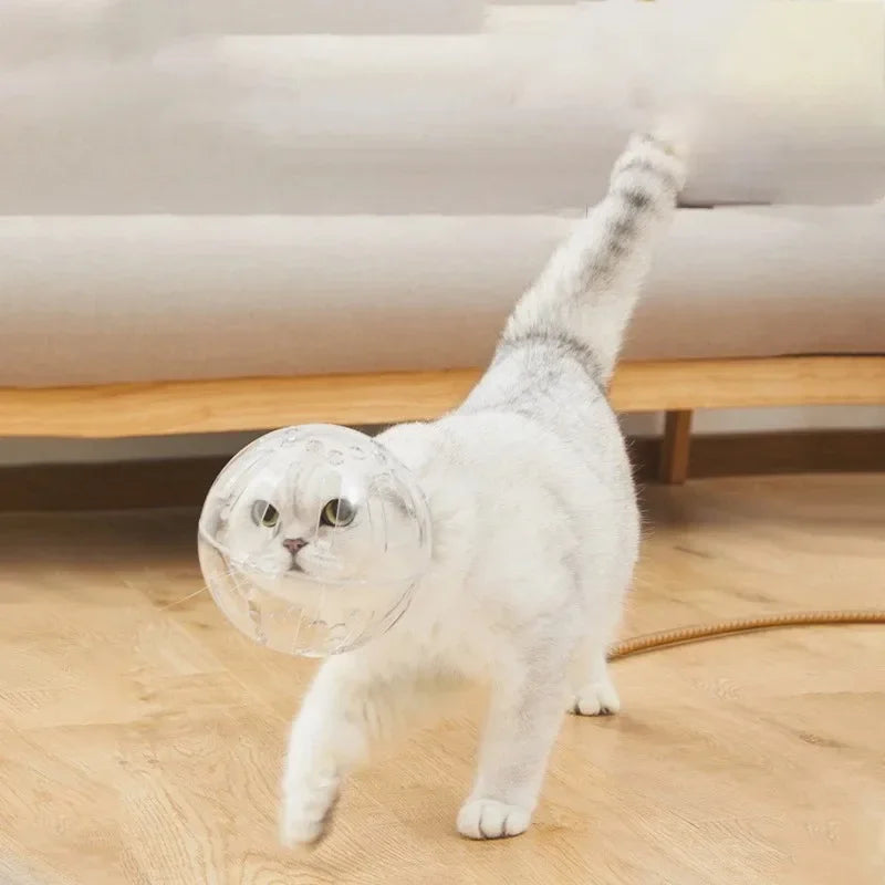 Cat Head Protection Mask – Breathable Safety Helmet for Grooming & Bathing