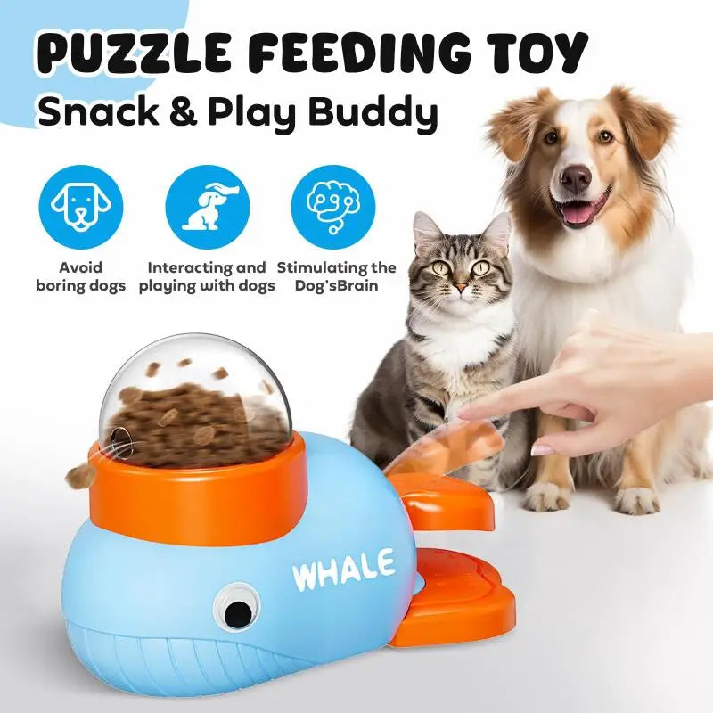 Interactive Slow Feed Treat Dispenser – Puzzle Toy for Dogs & Cats