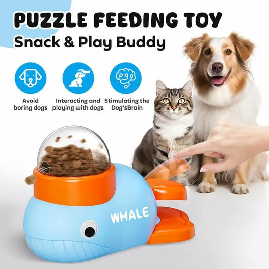 Interactive Slow Feed Treat Dispenser – Puzzle Toy for Dogs & Cats