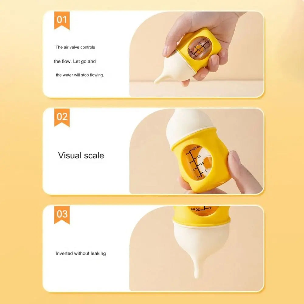 Silicone Pet Feeding Bottle – Anti-Slip Puppy & Kitten Bottle with Anti-Choke Valve