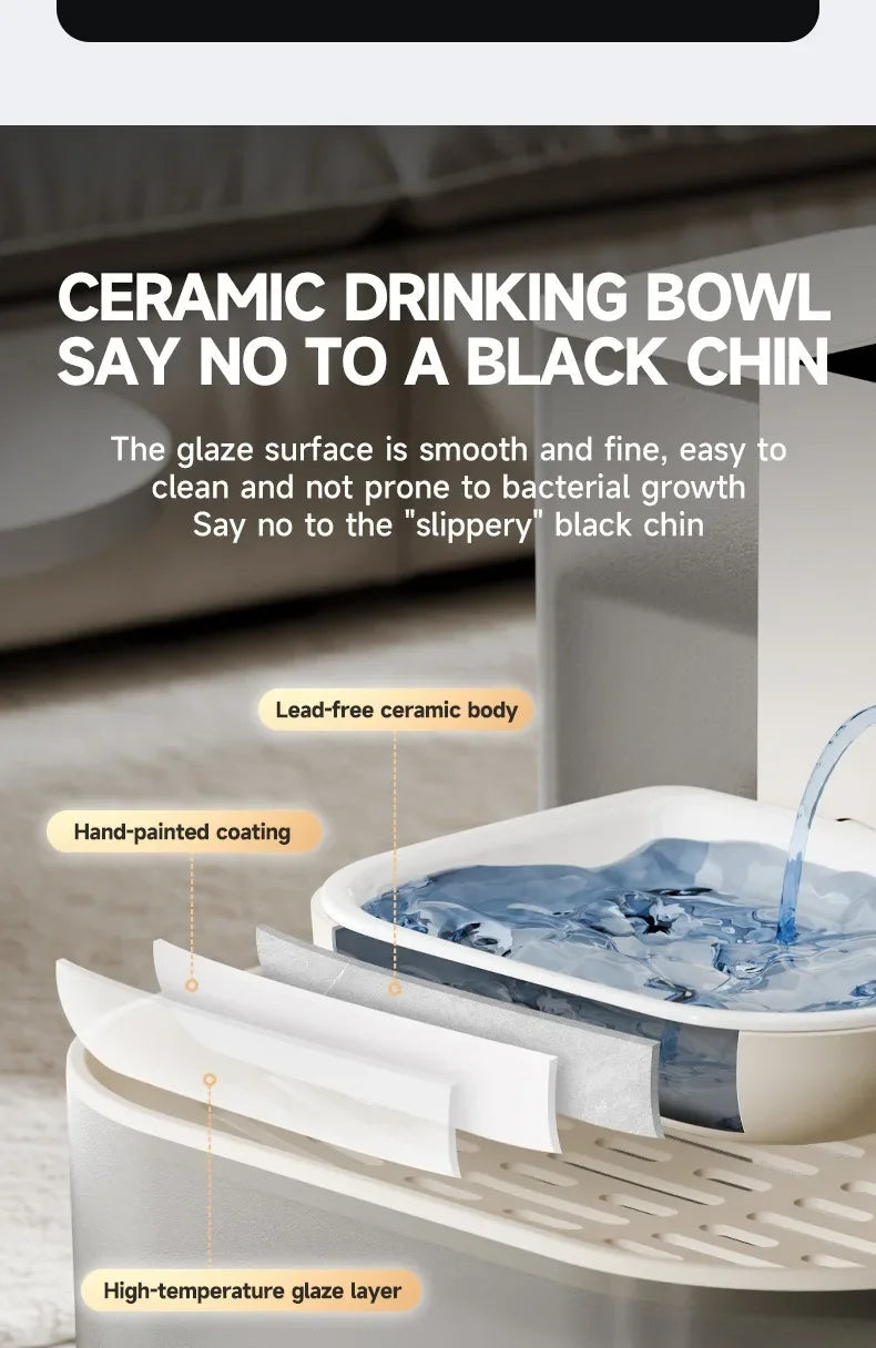 "Smart Wireless Cat Water Fountain 4.5L – Silent & Rechargeable"