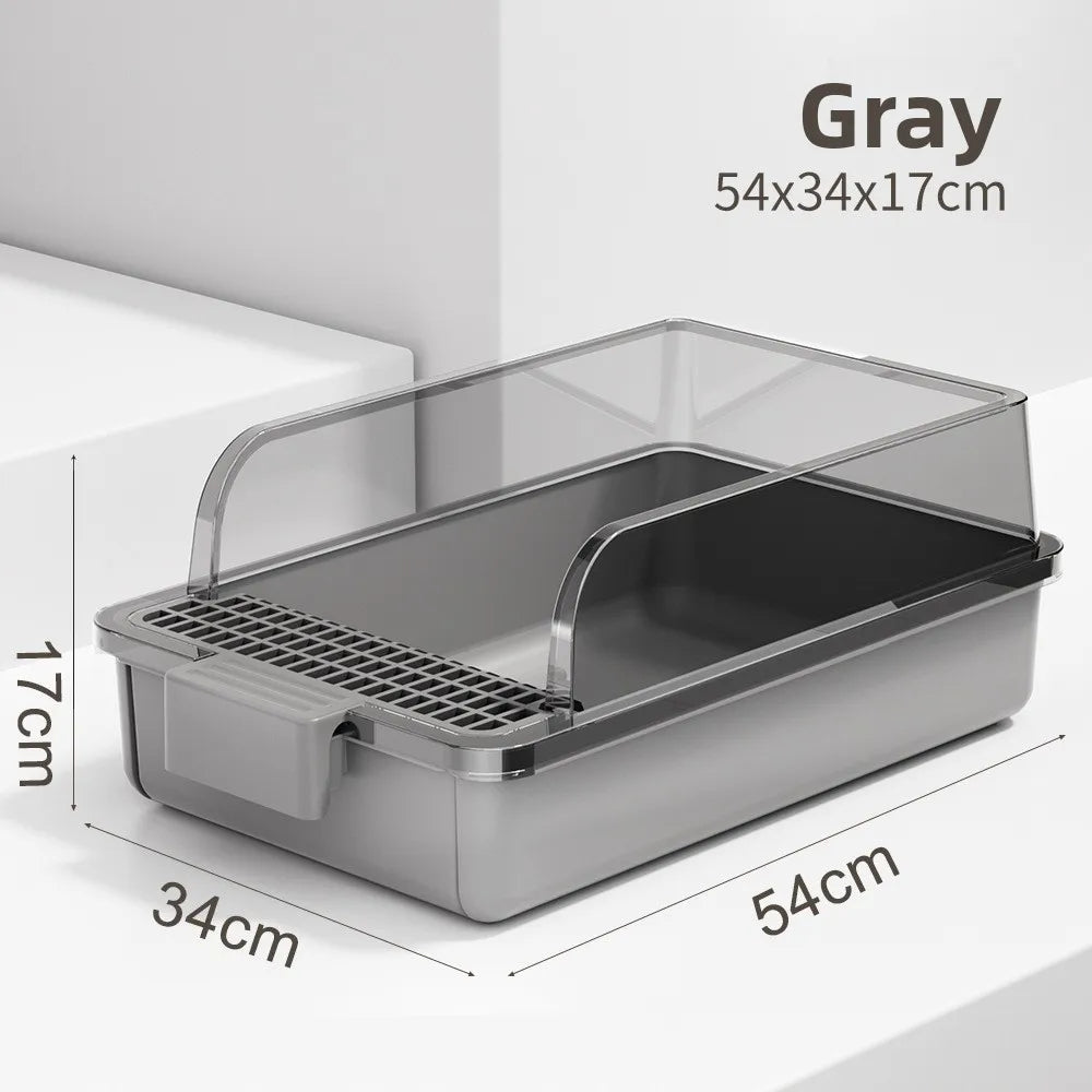 Extra Large Self-Cleaning Cat Litter Box – Closed & Odor Control