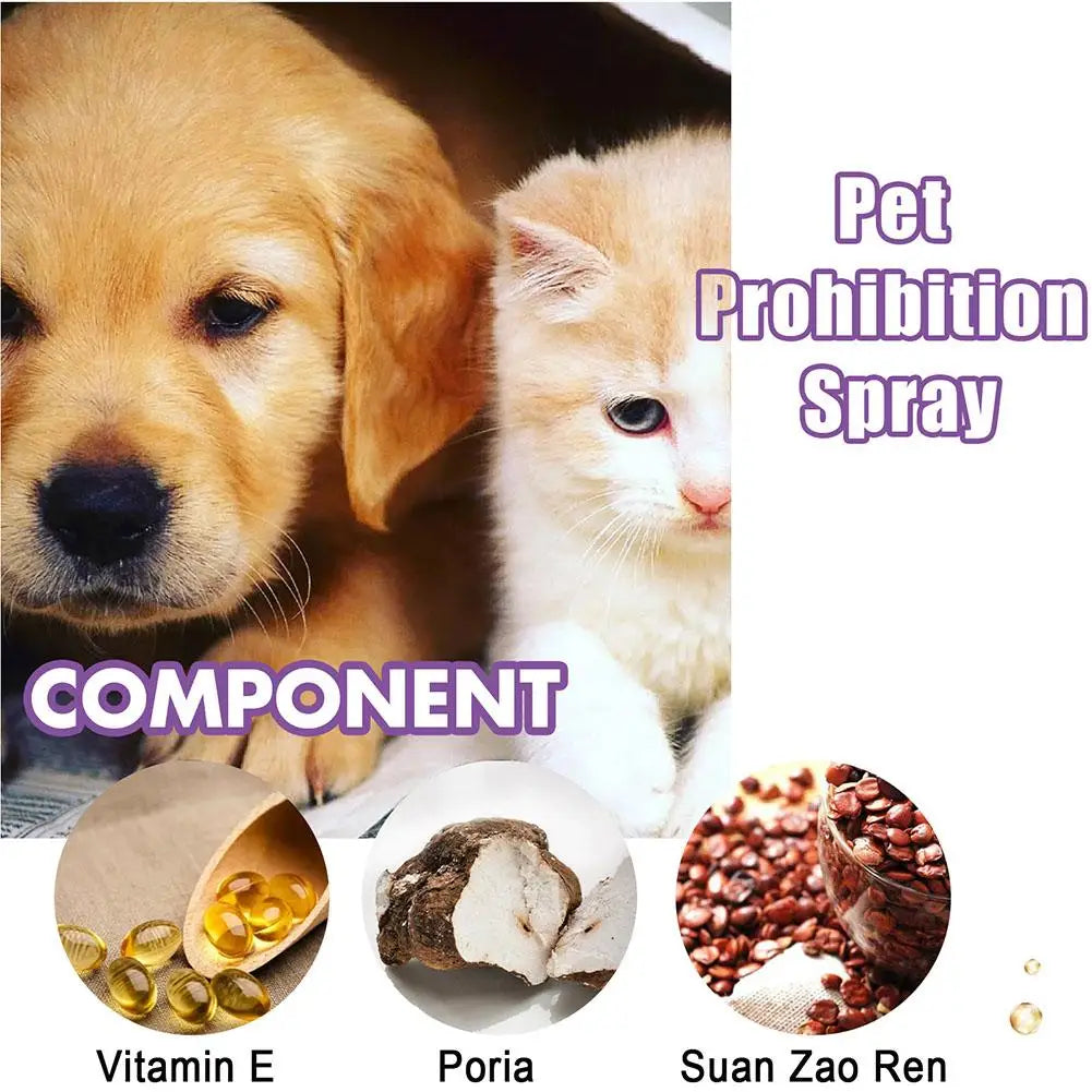 Pet Calming Spray – Pheromone Anxiety Relief for Cats & Dogs, Reduce Stress & Agitation