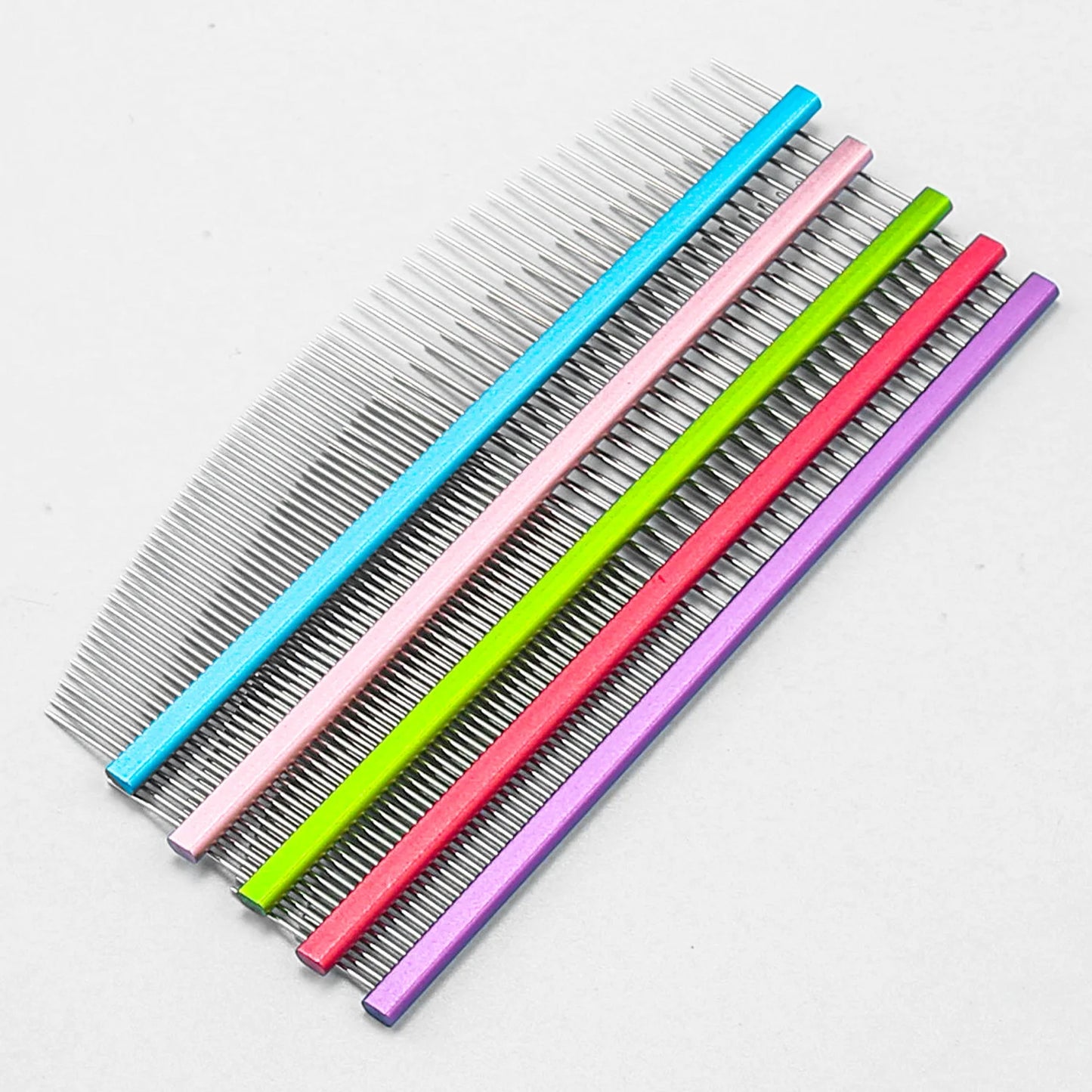 Pet Moon Comb – Stainless Steel Thin Teeth Grooming Comb for Cats & Dogs