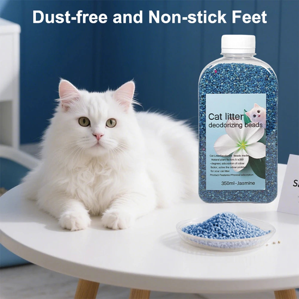 Non-Toxic Cat Litter Deodorizer – Odor Beads for Cats & Kittens