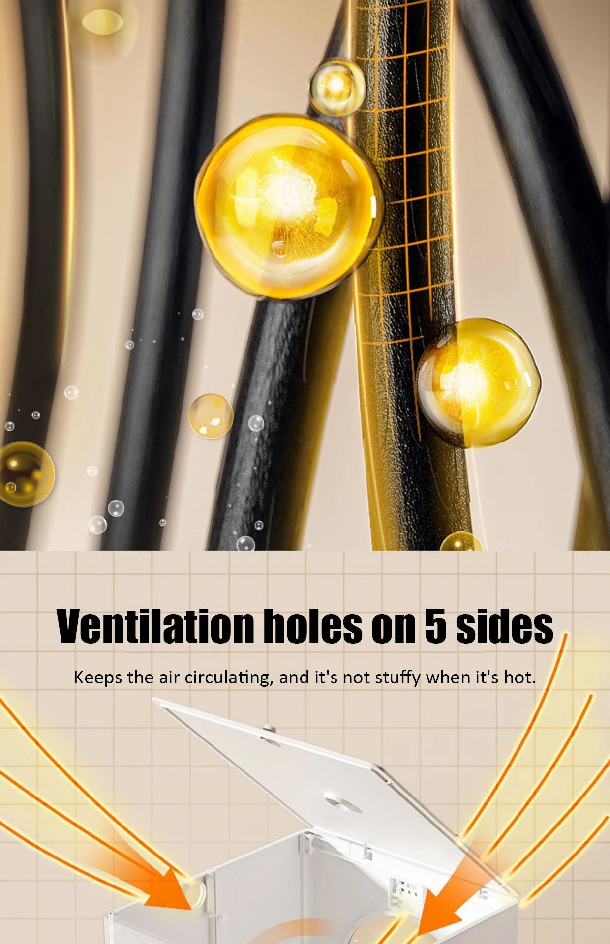 Foldable Pet Drying Box – 88L Large Automatic Dog & Cat Hair Dryer