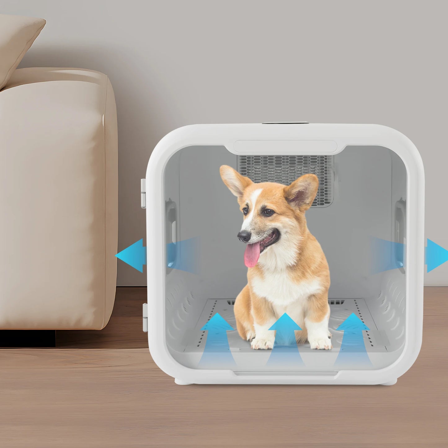 800W Pet Grooming Dryer Box – Fast Hair Drying, Sanitizing & Sterilizing System for 2–3 Cats & small dogs