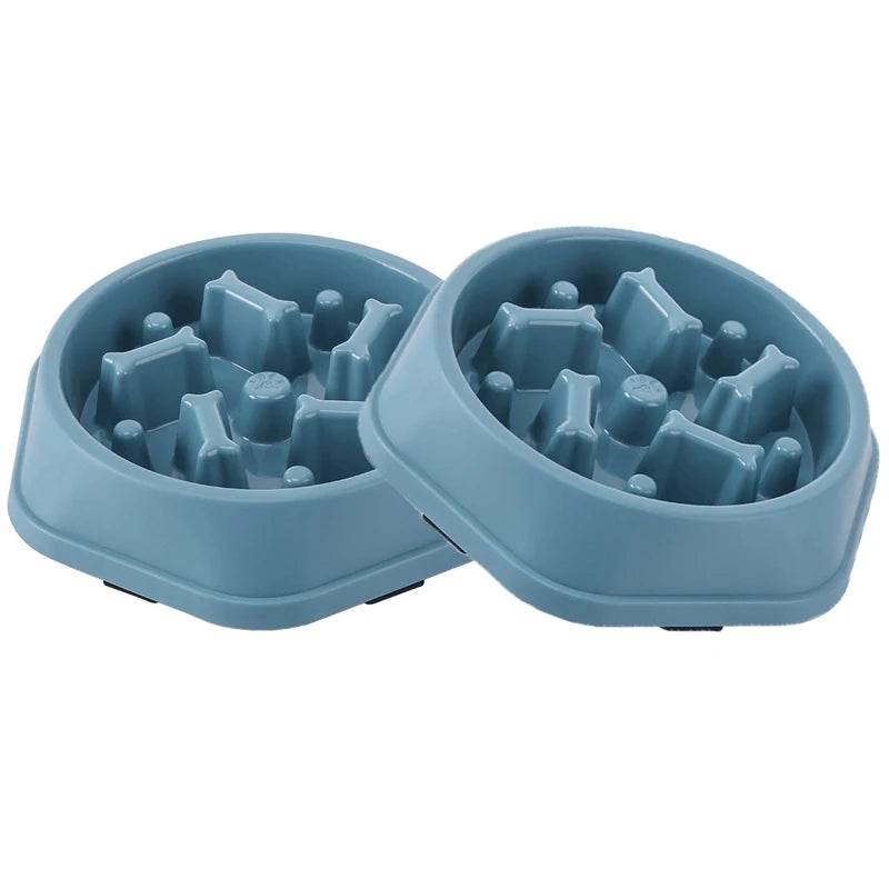"Slow Feeder Dog Bowl – Anti-Choke, Non-Slip Puzzle Design"
