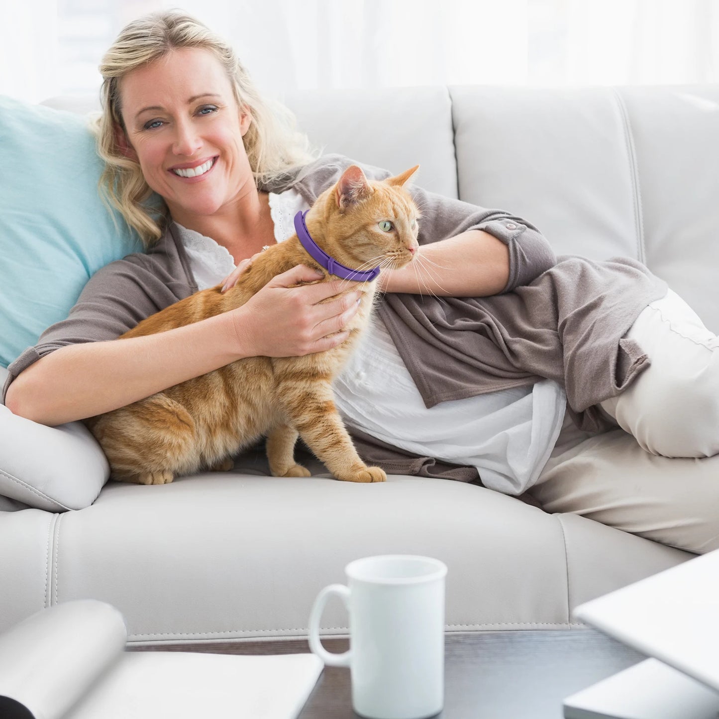 Natural Calming Pet Collar – Long-Lasting Soothing & Relaxing for Cats & Dogs