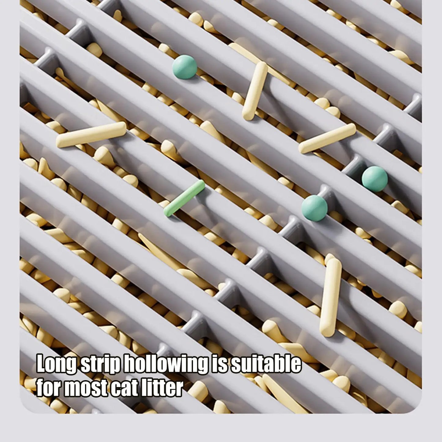 Double-Layer Cat Litter Ramp – Paw Cleaner with Filter