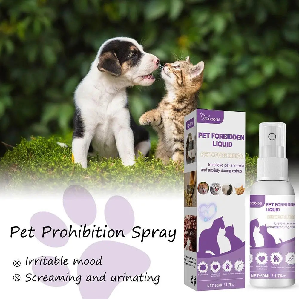 Pet Calming Spray – Pheromone Anxiety Relief for Cats & Dogs, Reduce Stress & Agitation