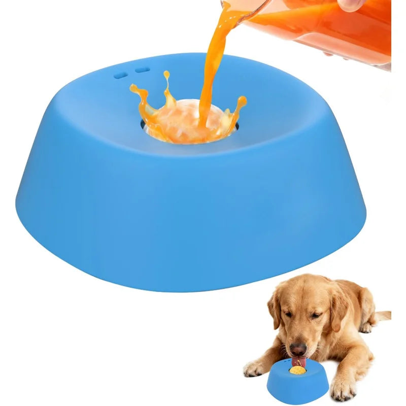"Slow Feeder Dog Lick Bowl – Anti-Choke, Non-Slip 3/4 Cup"