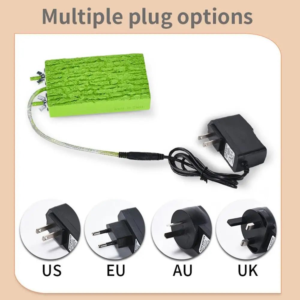 Bird Cage Heater Thermo Perch – Automatic Warmer Stand for Parrots & Small Birds