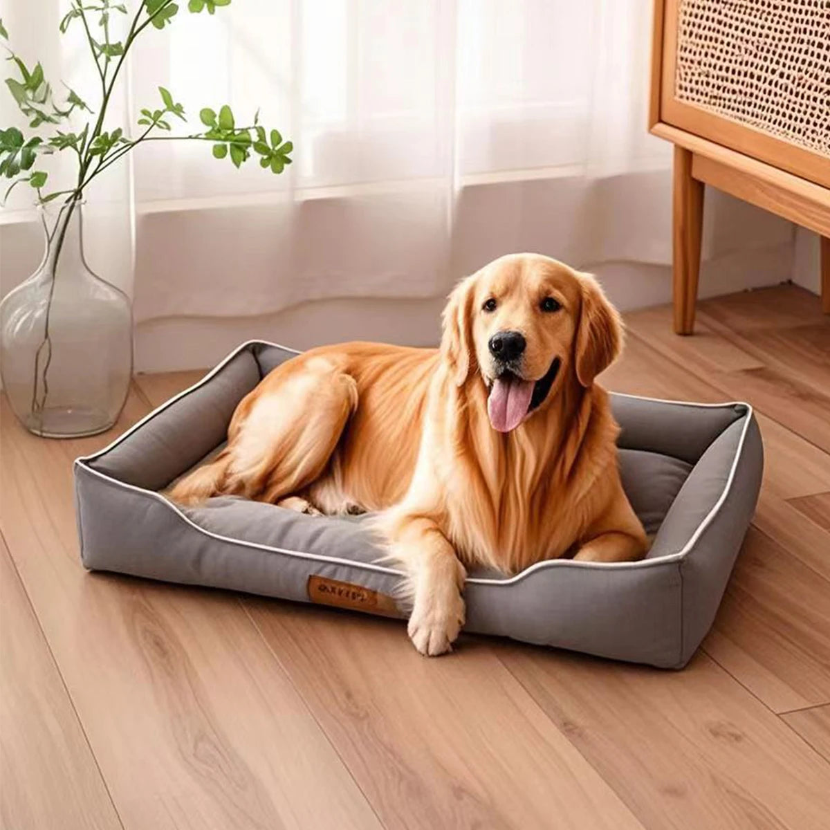 Waterproof Dog & Cat Bed – Large Soft Mattress, Bite-Resistant Sofa Pet House