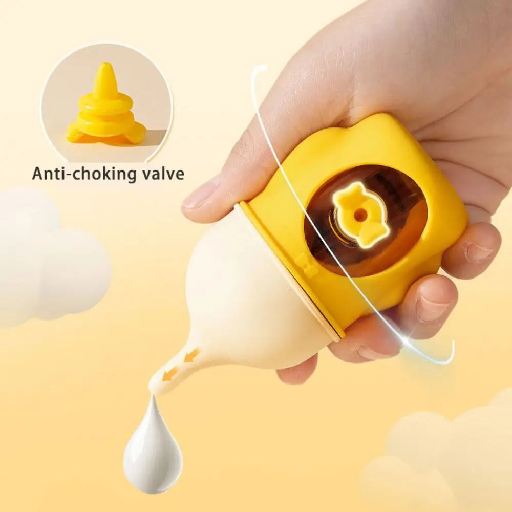 Silicone Pet Feeding Bottle – Anti-Slip Puppy & Kitten Bottle with Anti-Choke Valve
