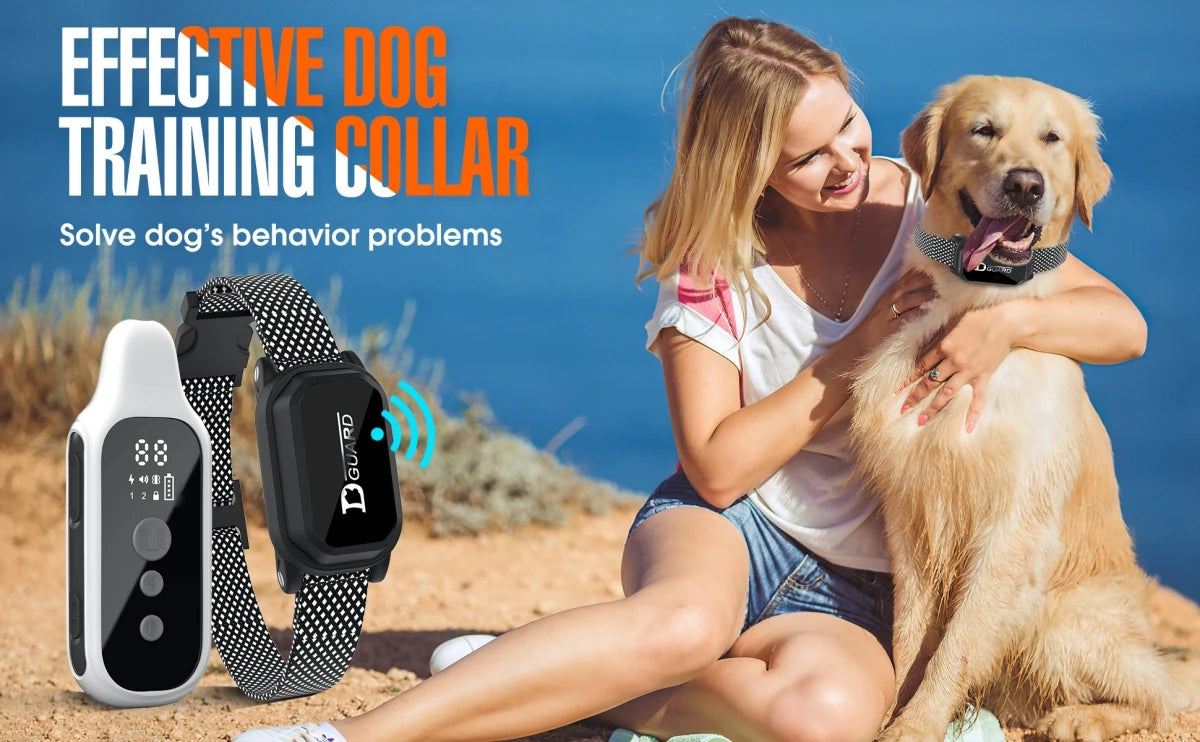 Remote Dog Training Collar – 800m, Waterproof, Rechargeable, Shock & Vibration for All Sizes