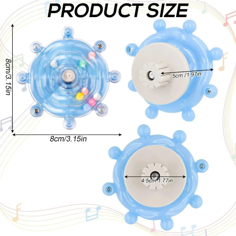 Interactive Parrot Toy – Rotating Treat Dispenser for Mental Stimulation