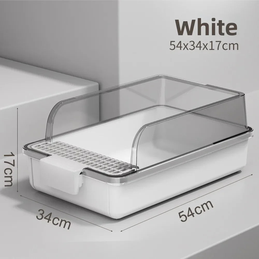 Extra Large Self-Cleaning Cat Litter Box – Closed & Odor Control