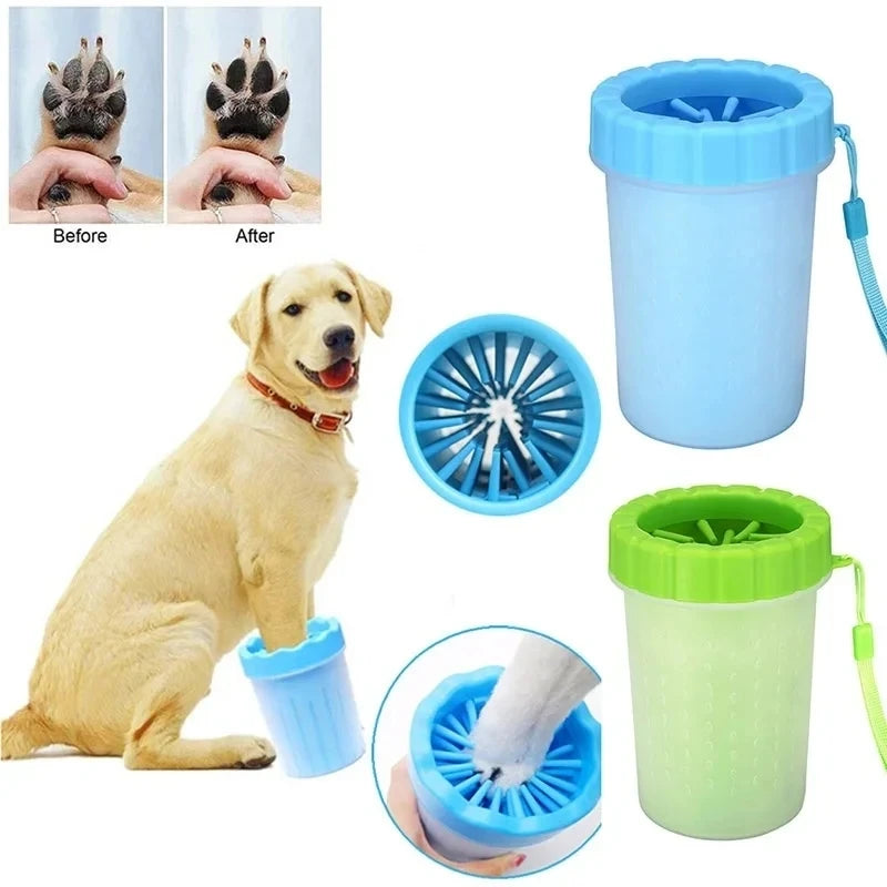 Portable Pet Paw Cleaner – Automatic Foot Washing Cup for Cats & Dogs