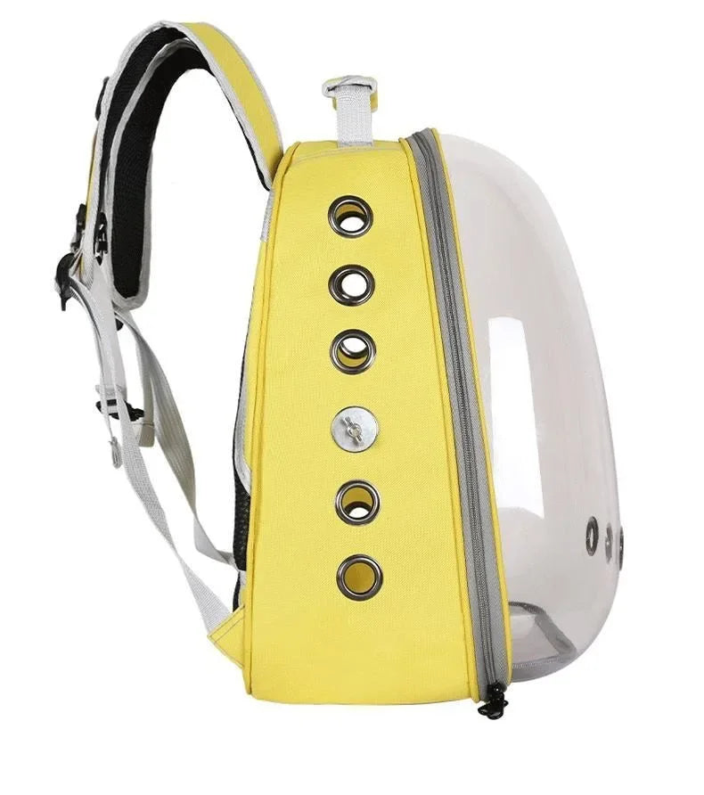 Portable Bird Carrier Backpack – Lightweight Transparent Travel Cage for Small Parrots