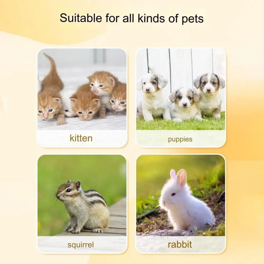 Silicone Pet Feeding Bottle – Anti-Slip Puppy & Kitten Bottle with Anti-Choke Valve