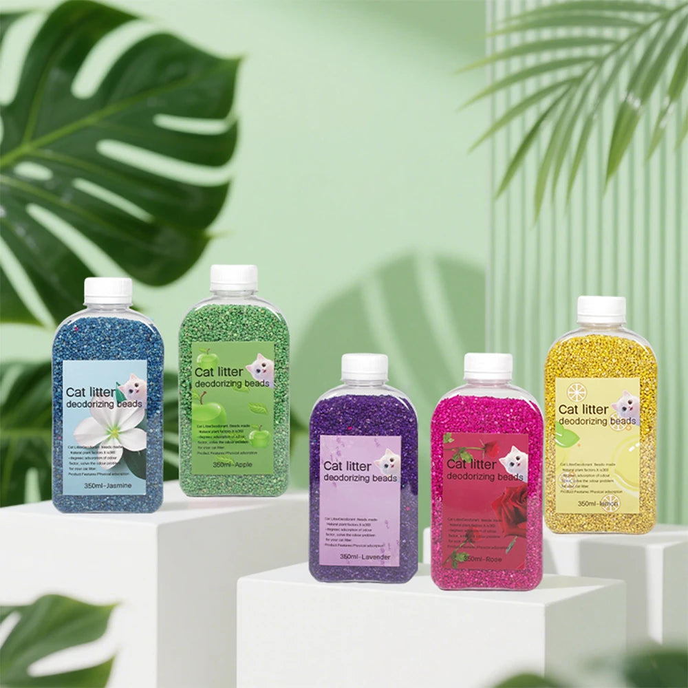 Non-Toxic Cat Litter Deodorizer – Odor Beads for Cats & Kittens