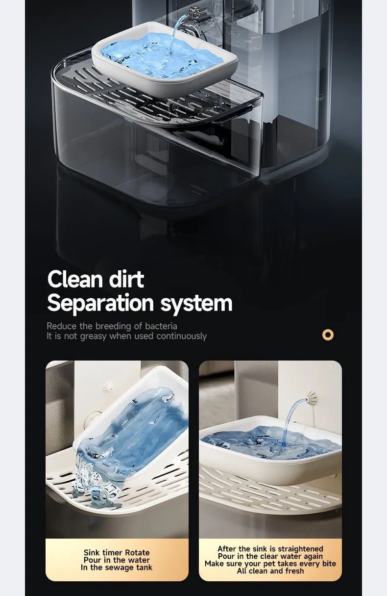 "Smart Wireless Cat Water Fountain 4.5L – Silent & Rechargeable"