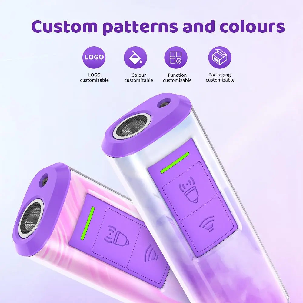 2025 Dog Ultrasonic Repeller Release Pet Training Rechargeable Anti Dog Bark Bite PortableDevice LED Flashlight Dog Repellent