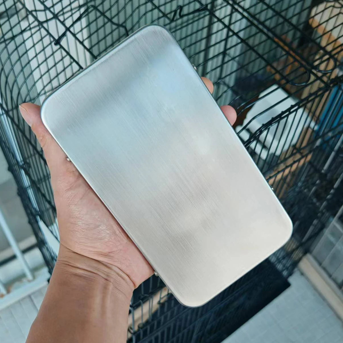 Bird Cage Heater Perch – Stainless Steel Parrot Warmer with Thermostat for Bird Cages