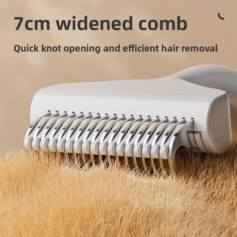 Stainless Steel Dog Hair Removal Brush – Pet Grooming & Dematting Comb