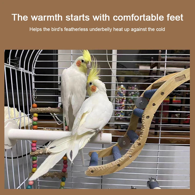 Parrot Warming Stick – Automatic Thermostat Bird Cage Heater for Winter Care