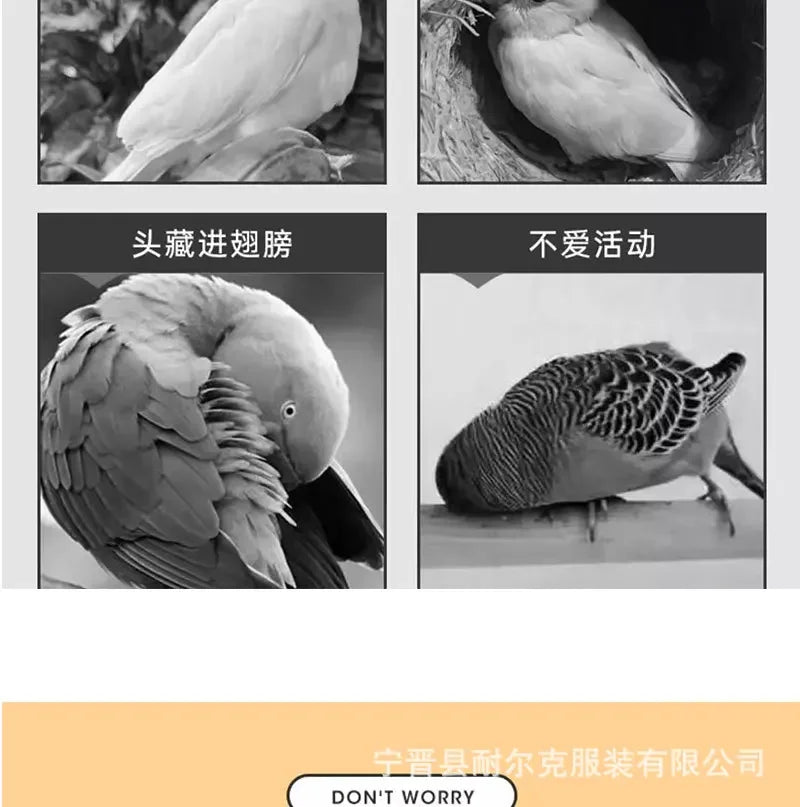 Winter Warm Bird Nest – Cotton Hanging Hammock & Tent Bed for Parrots & Budgies