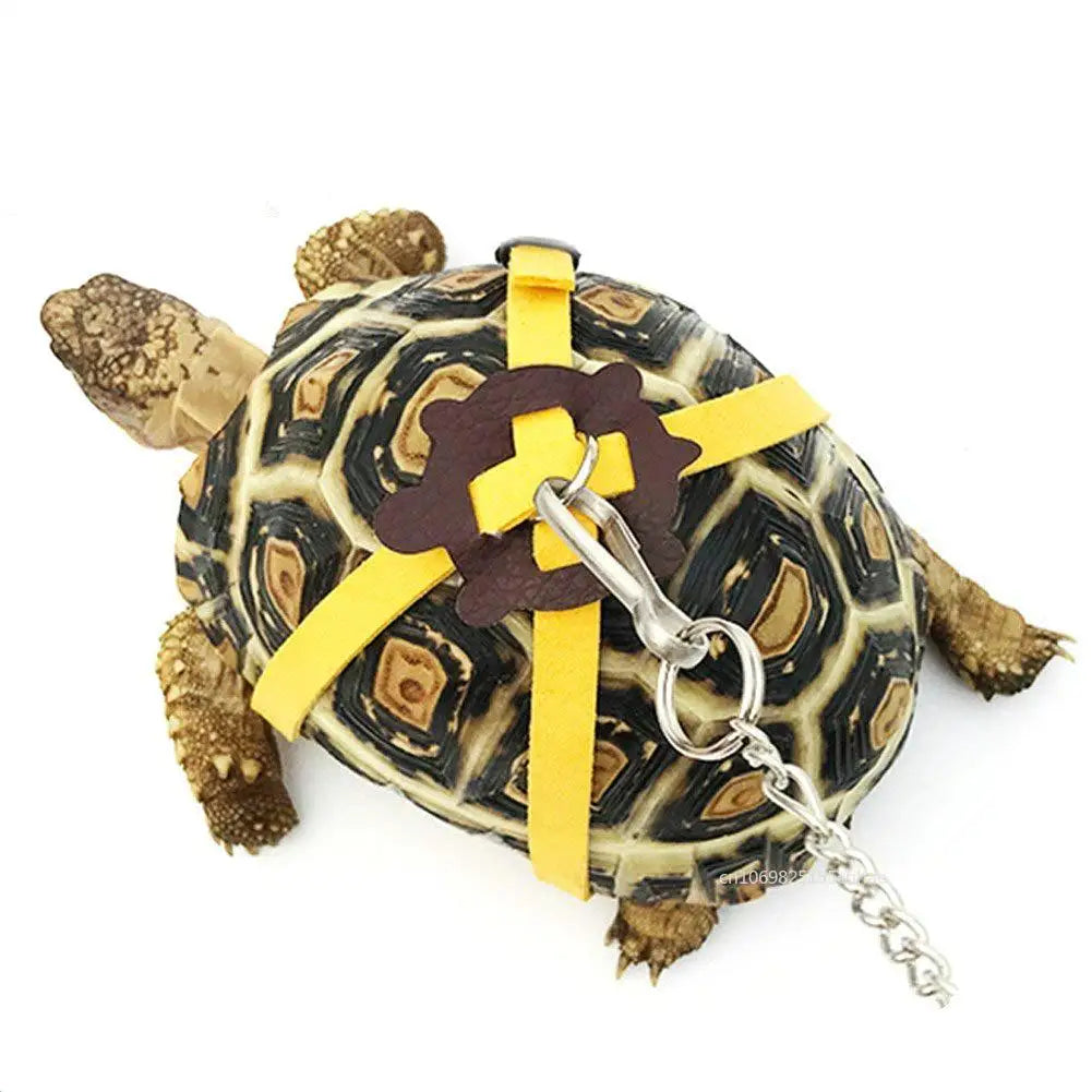 Pet Training Leash – Cotton Rope Harness & Collar for Hamsters, Turtles, Lizards & Small Animals