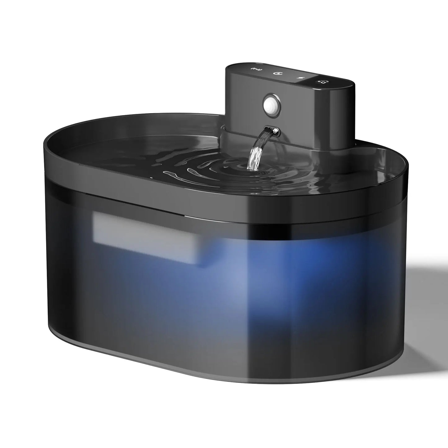 2.2L Silent Automatic Pet Fountain – Induction Charging for Cats & Dogs