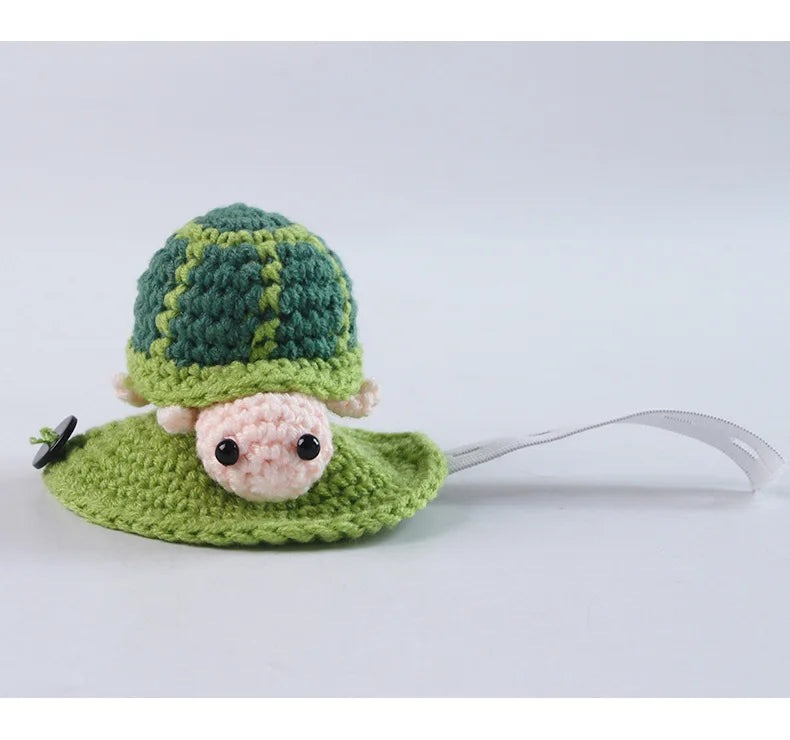 Handmade Turtle Sweater – Adjustable Warm Knitted Bee Costume for Tortoises