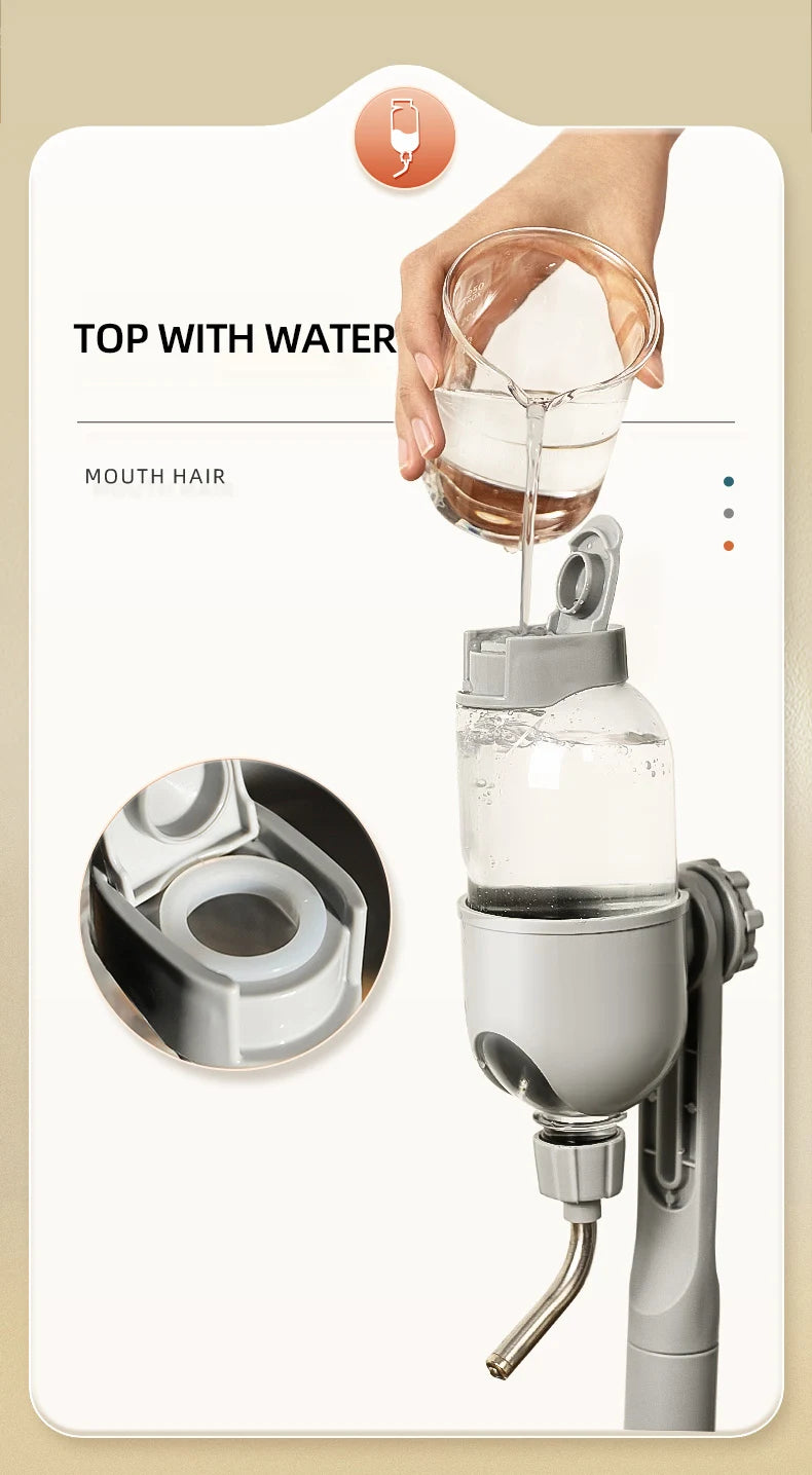 Automatic Anti-Tip Pet Feeder – Dog & Cat Water Dispenser