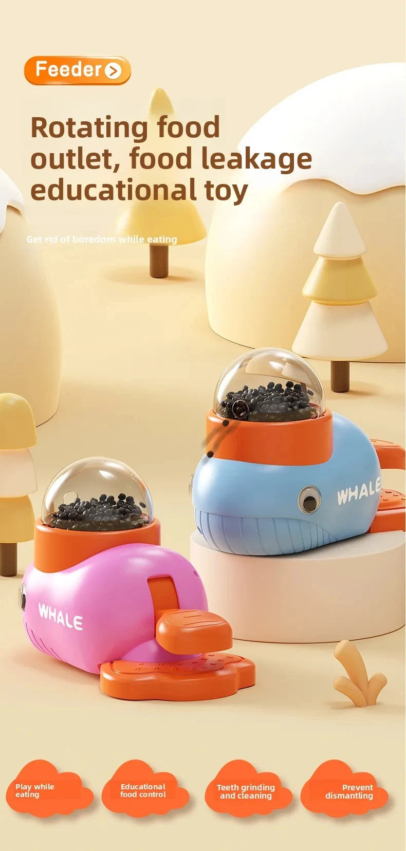 Interactive Slow Feed Treat Dispenser – Puzzle Toy for Dogs & Cats