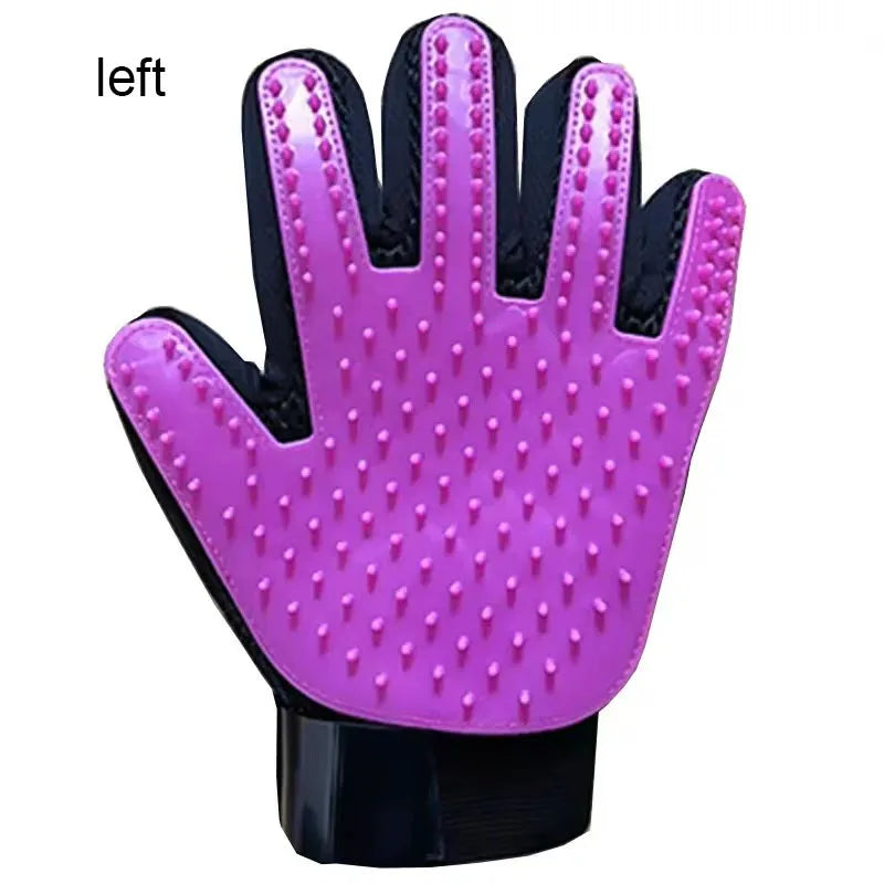 Pet Hair Removal Glove – Grooming & Deshedding Brush for Cats & Dogs
