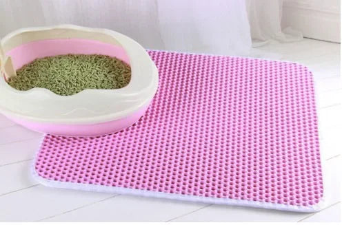 Double-Layer Waterproof Cat Litter Mat – Non-Slip & Washable