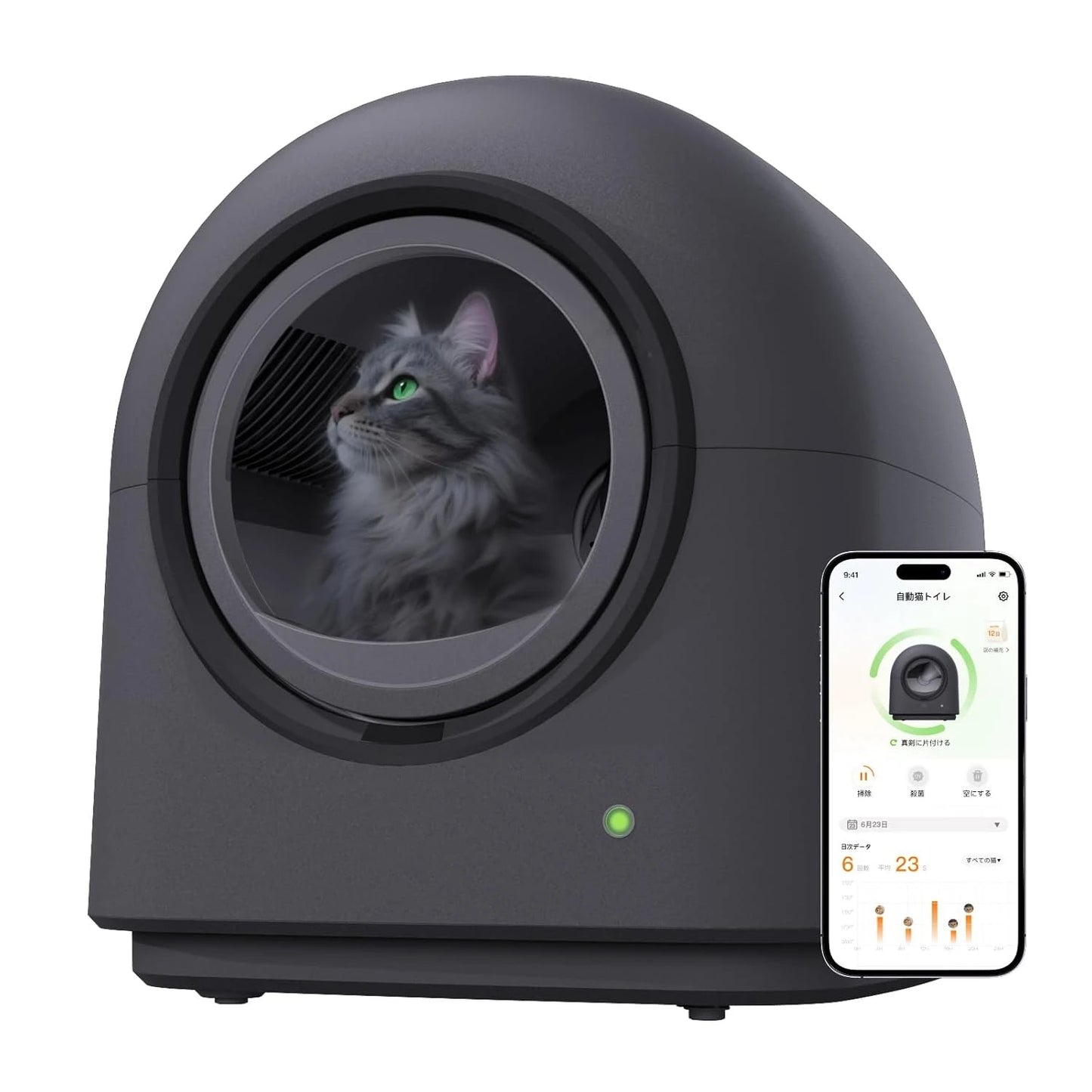 Smart Self-Cleaning Cat Litter Box – Automatic Robot for Multiple Cats