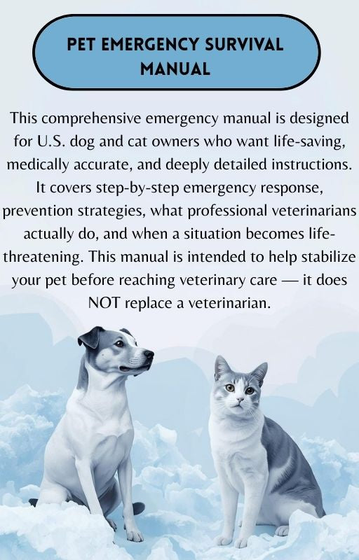Pet emergency survival guide