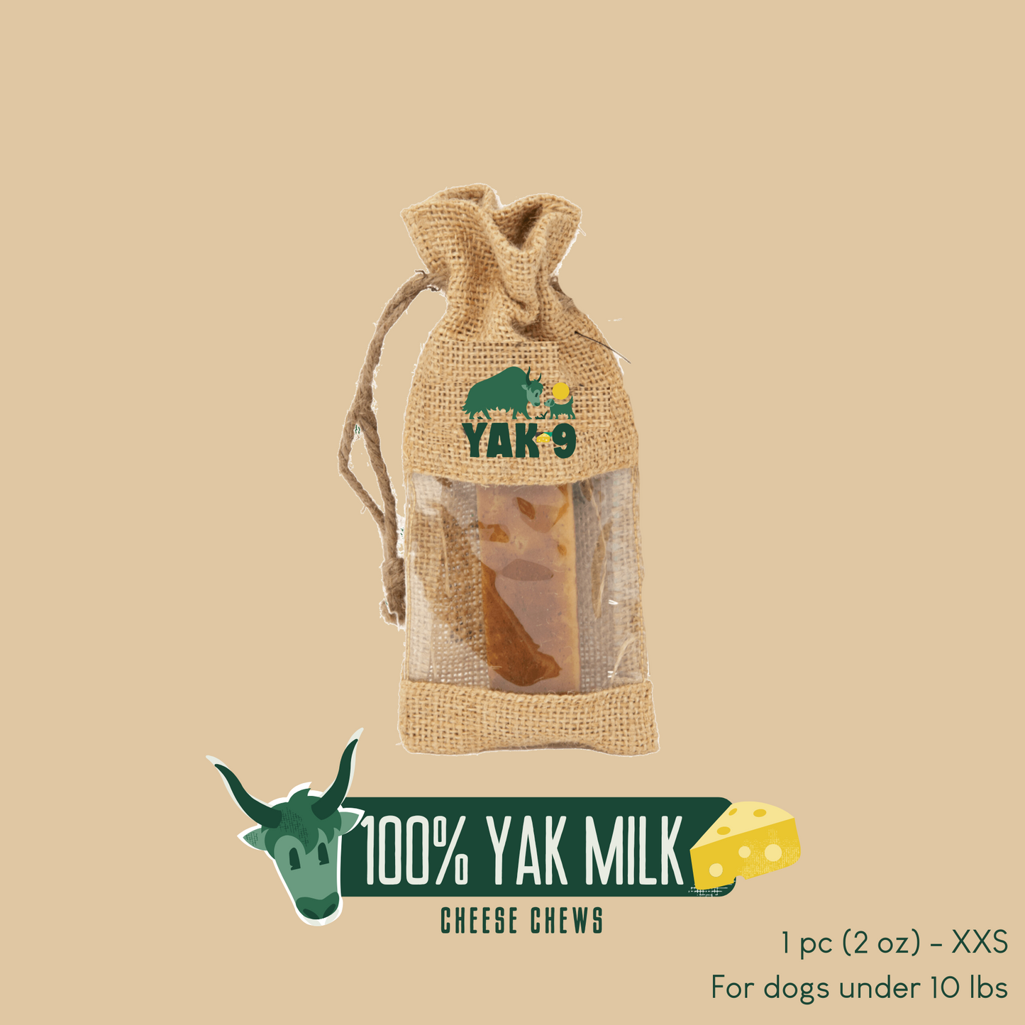 100% Yak Milk Chews for Dogs