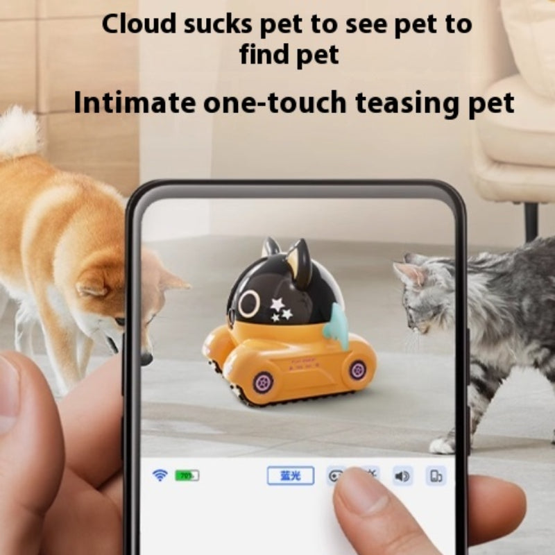 Pethiphop Smart Pet Cam Robot – Talk, Track & Roll